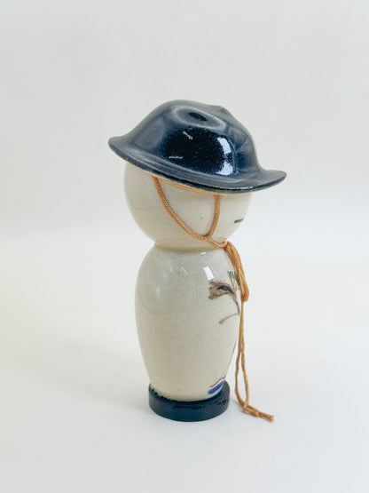 K10259 - Sosaku Kokeshi of Satsuma-yaki 薩摩焼