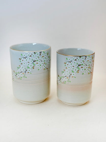 TB232 - Hagi-yaki yunomi tea cup by Tachikichi たち吉