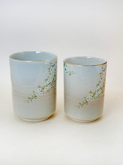TB232 - Hagi-yaki yunomi tea cup by Tachikichi たち吉