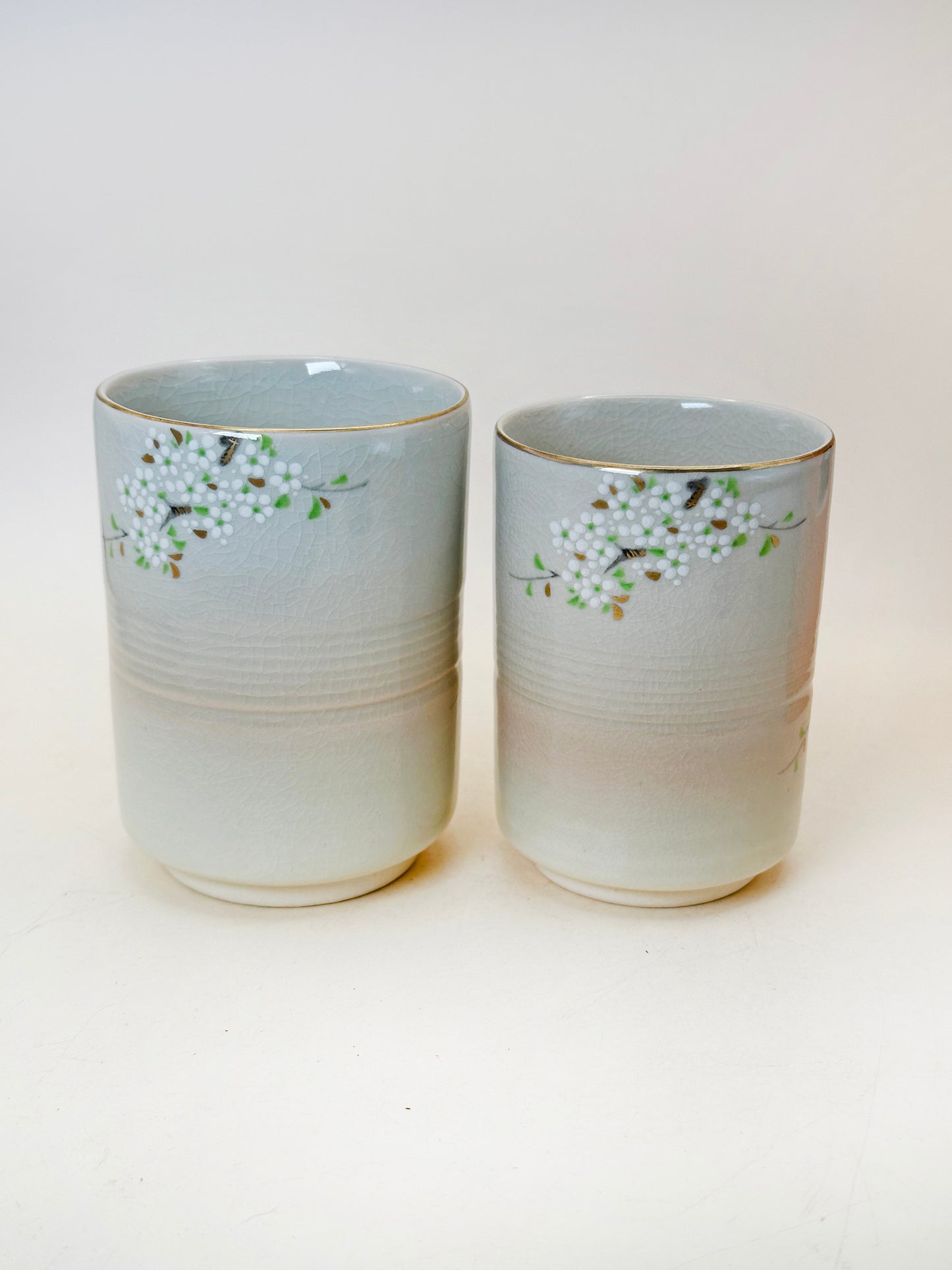 TB232 - Hagi-yaki yunomi tea cup by Tachikichi たち吉