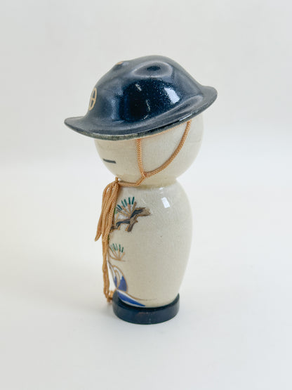 K10259 - Sosaku Kokeshi of Satsuma-yaki 薩摩焼