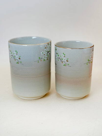 TB232 - Hagi-yaki yunomi tea cup by Tachikichi たち吉