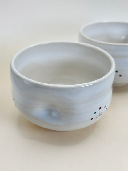 TB114 - Yunomi Tea Cup Set by Ōshio Shōzan - Akahada-yaki 赤膚焼