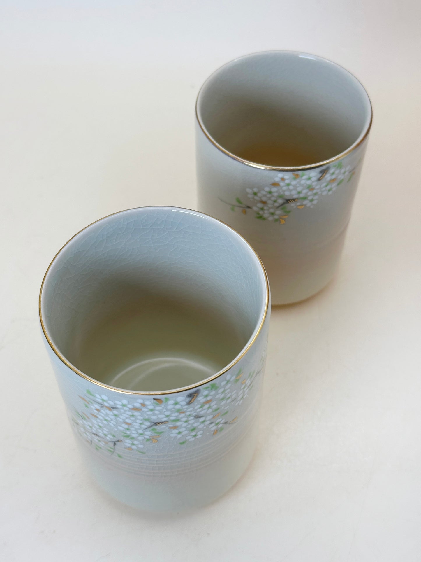 TB232 - Hagi-yaki yunomi tea cup by Tachikichi たち吉