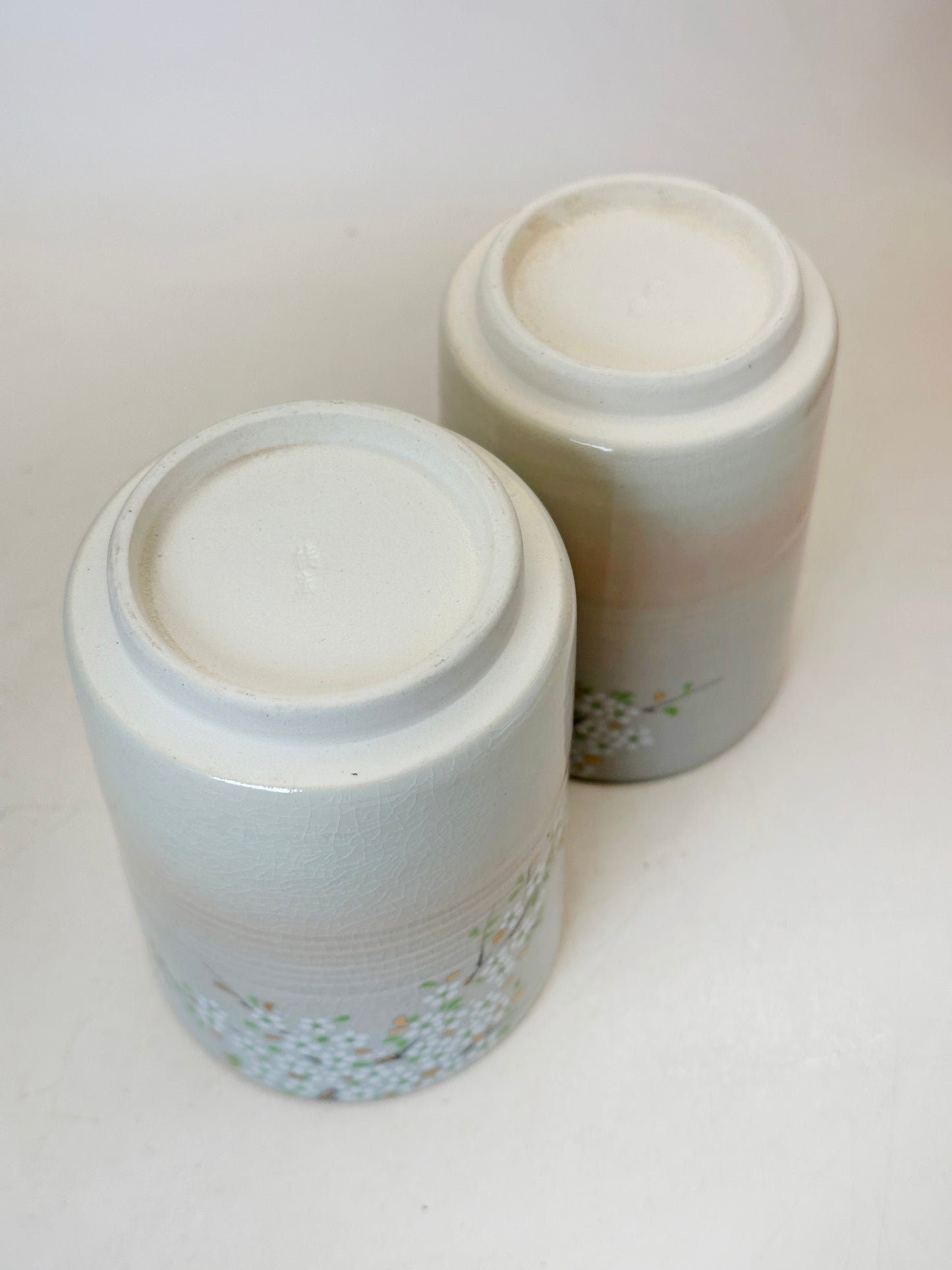 TB232 - Hagi-yaki yunomi tea cup by Tachikichi たち吉