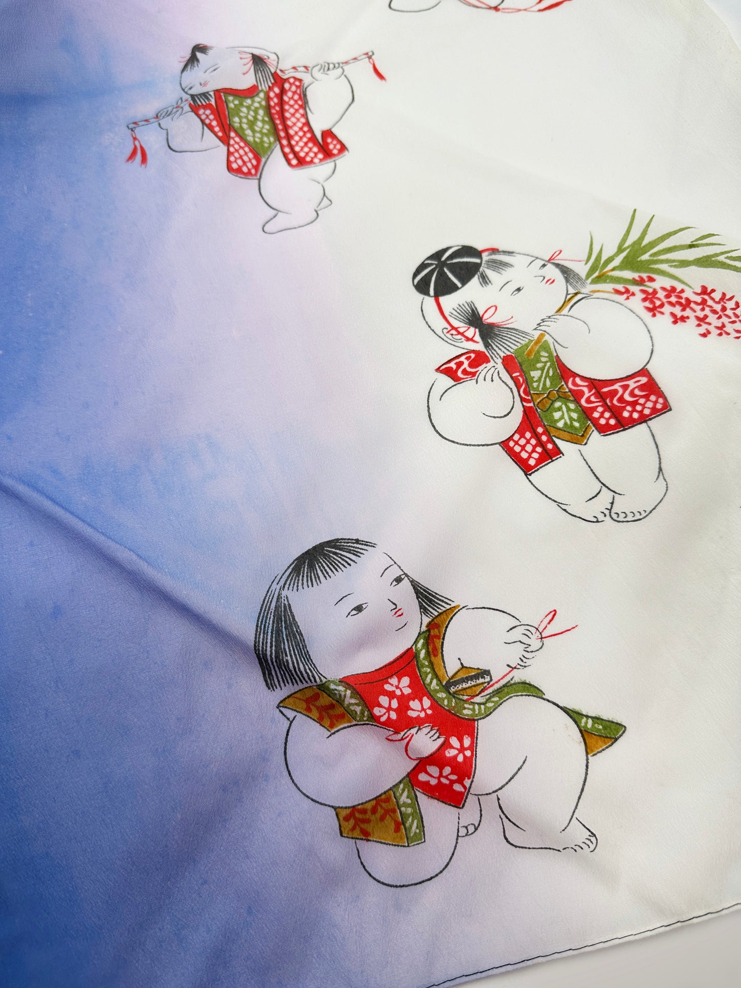 FA14 - Furoshiki Fabric Cloth Kotobuki Ningyō 寿人形