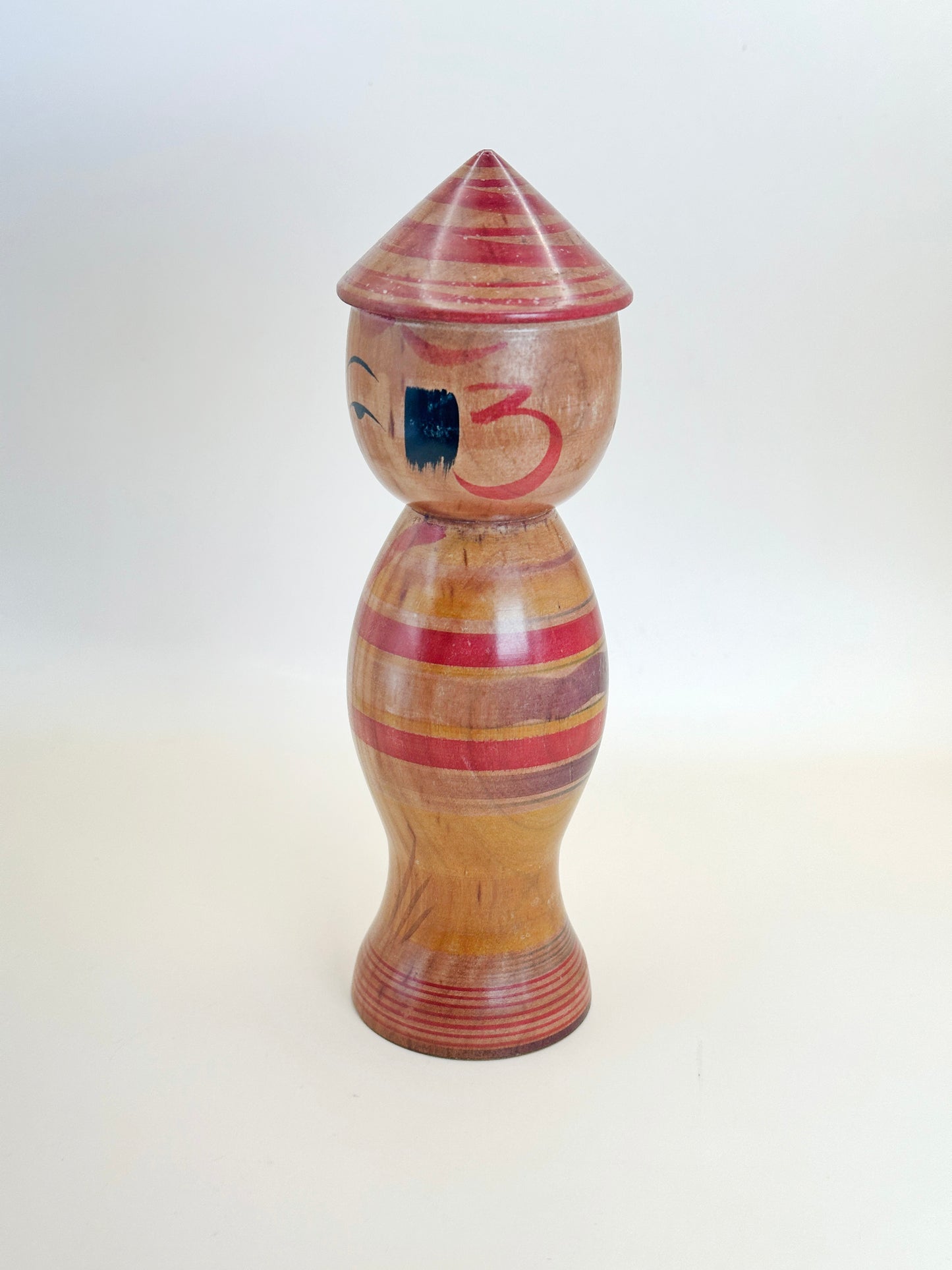 K18119 - Yajiro Kokeshi by Minoru Niyama 新山実