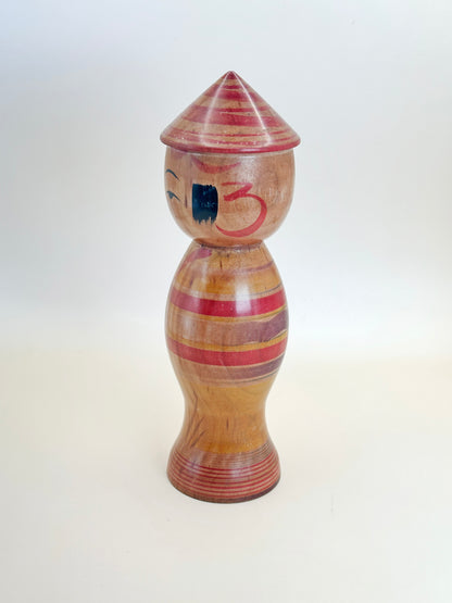 K18119 - Yajiro Kokeshi by Minoru Niyama 新山実