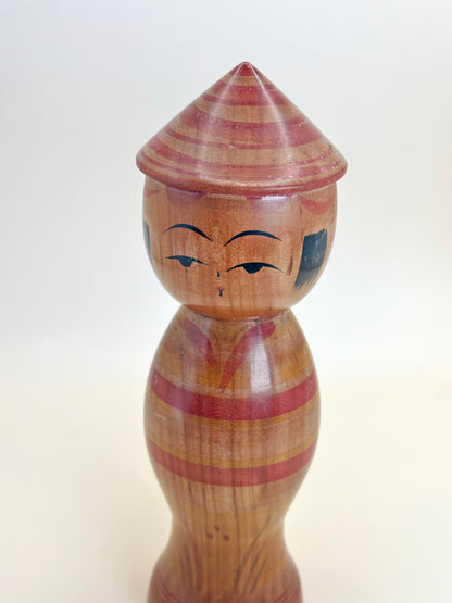 K18119 - Yajiro Kokeshi by Minoru Niyama 新山実