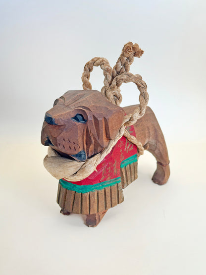 FT262 - Tosa Inu wooden folk toy 土佐犬