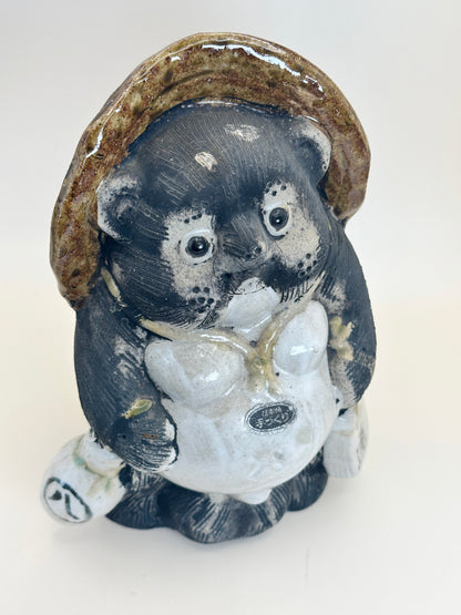 FT263 - Vintage Shigaraki-yaki tanuki 信楽焼狸像