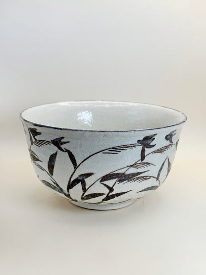 TB116 - Large Akazu-yaki Bowl by Ryūsen 赤津焼