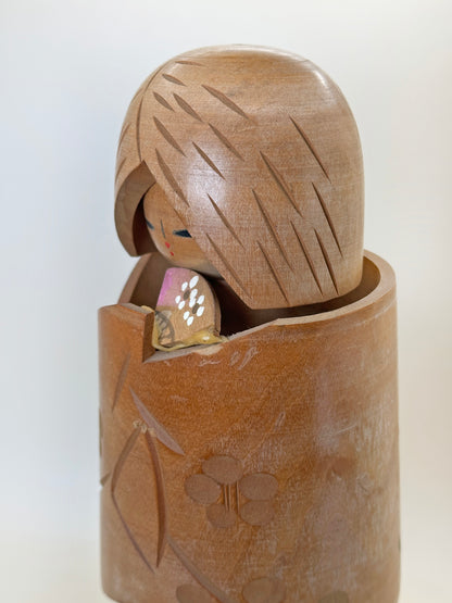 K30033 - Sosaku kokeshi by Hajime Miyashita 宮下はじめ