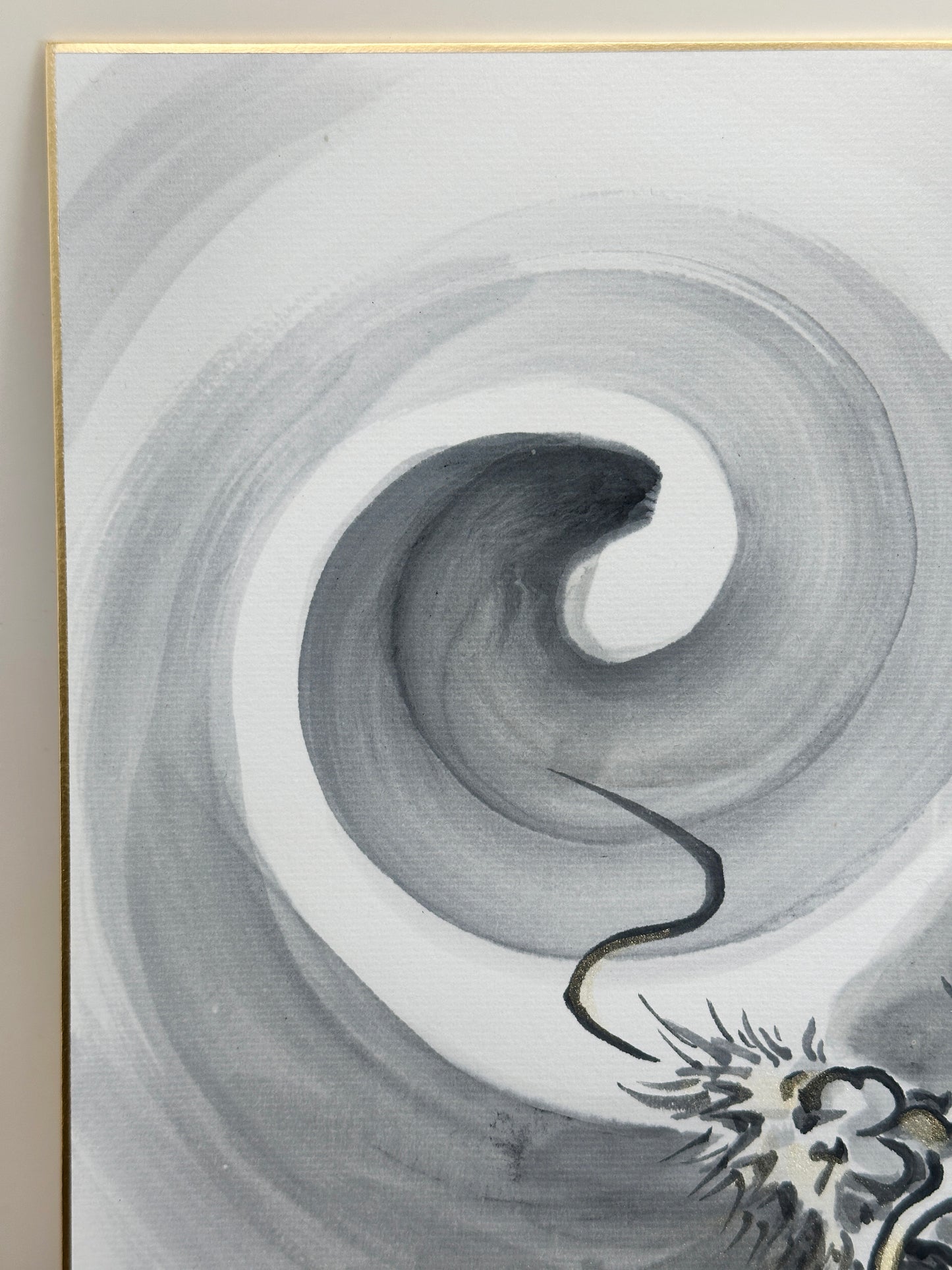 SHP97 - Shikishi artwork of Rising Dragon 昇龍