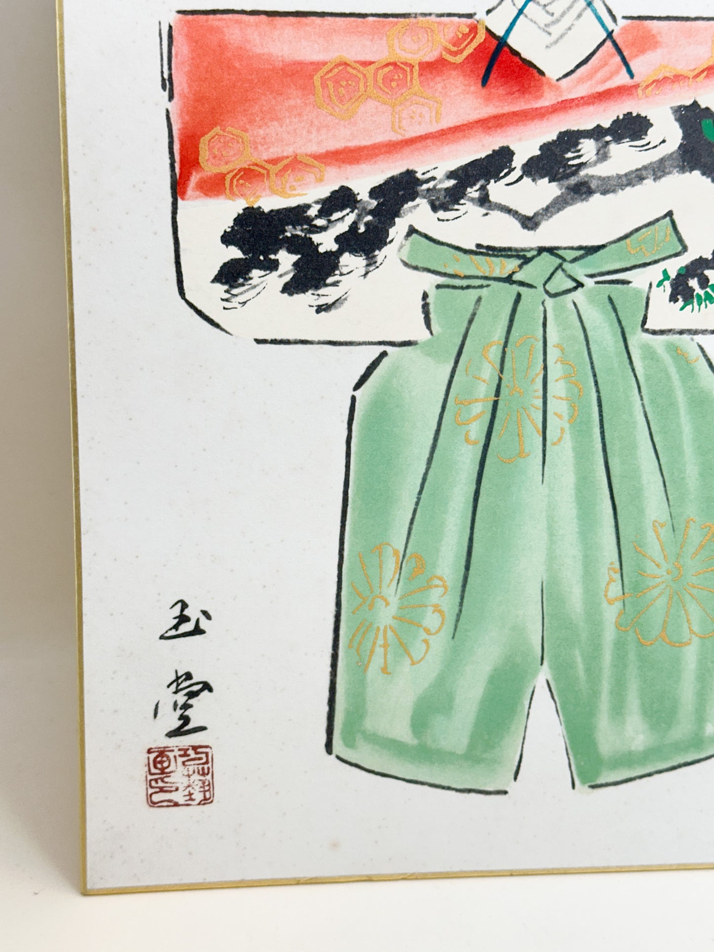 SHP357 - Shikishi Print of Kawai Gyokudō 川合玉堂