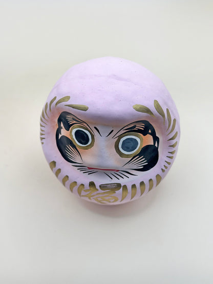 FT269 - Pink Daruma by Yoshida Daruma 吉田だるま