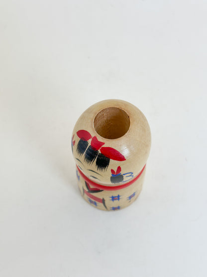 FT551 - Kokeshi craft of toothpick holder 爪楊枝入れ