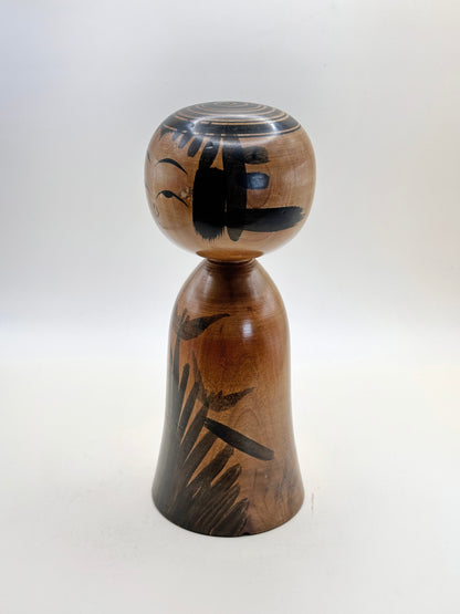 K20106 - Yajirō-style Kokeshi by Hisashiro Niiyama 新山久城
