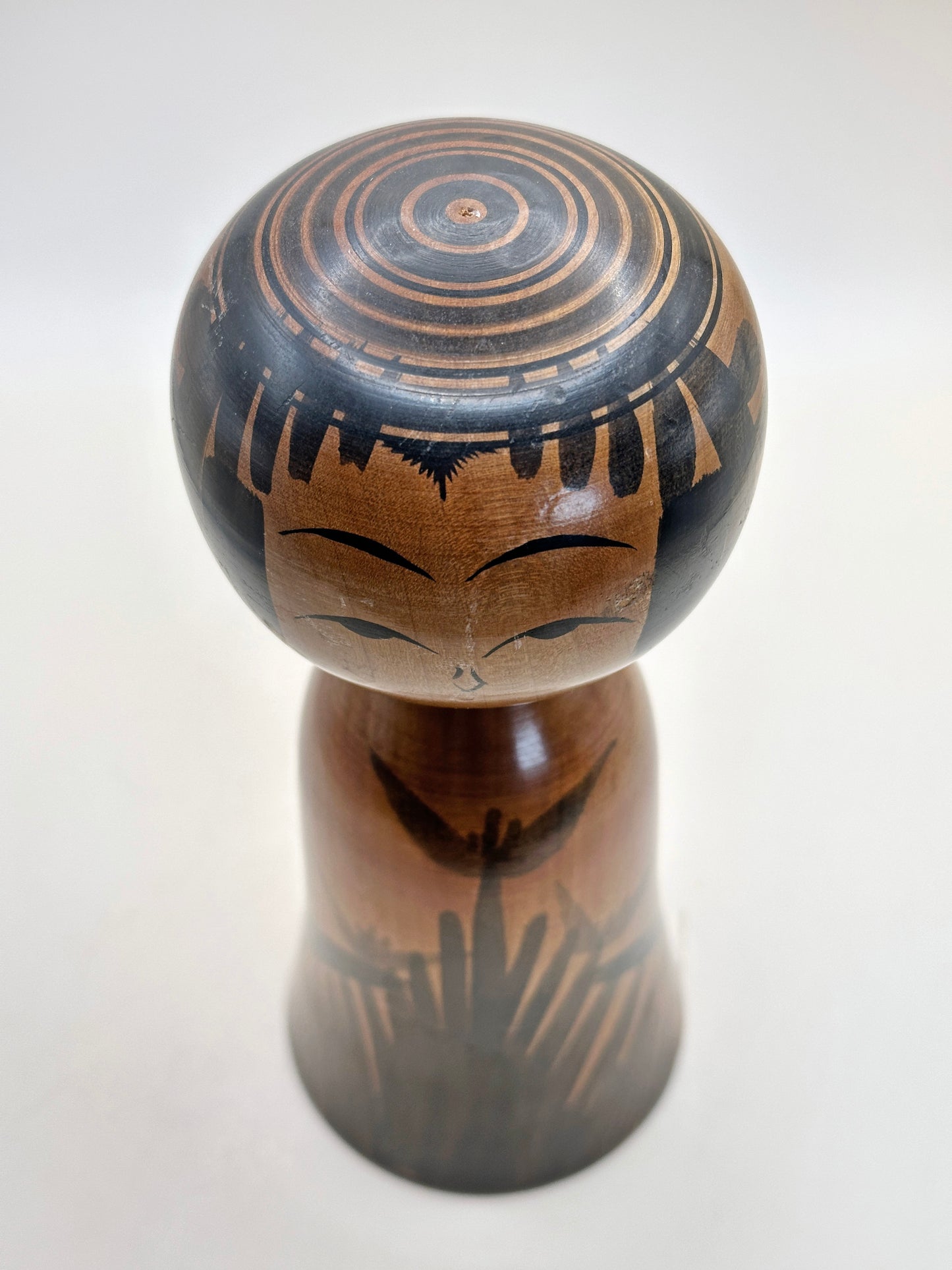 K20106 - Yajirō-style Kokeshi by Hisashiro Niiyama 新山久城