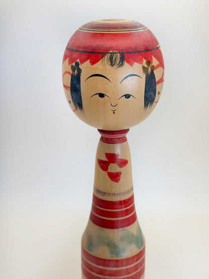 K25078 - Yajirō Kokeshi by Yoshinori Niyama 新山吉紀