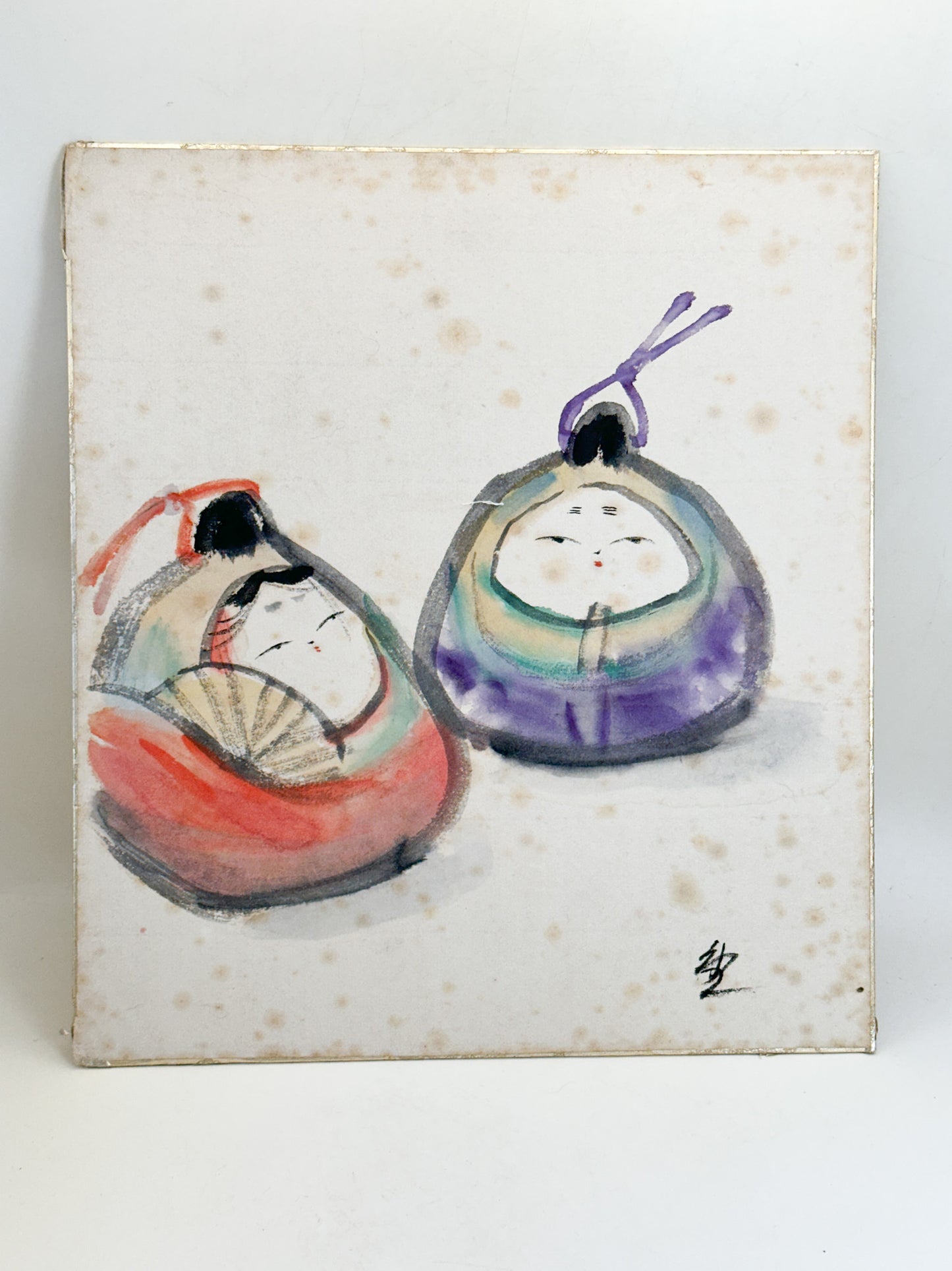 SHP365 -  Shikishi artwork of Heian dorei 平安土鈴
