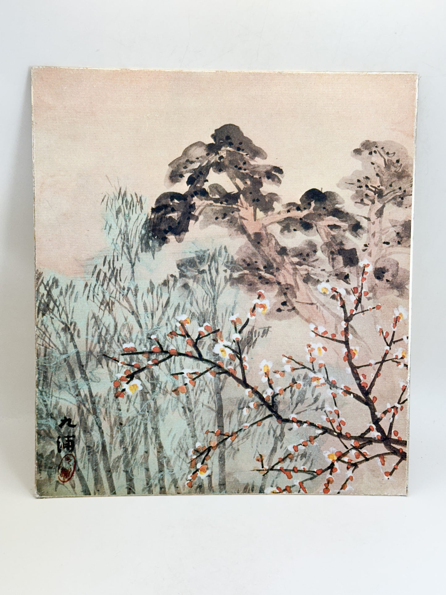 SHP363 - Shikishi print of Noda Kyūhō 野田九浦
