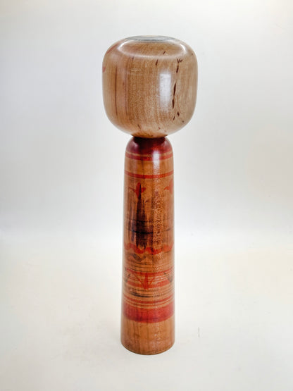 K25081 - Tsuchiyu kokeshi by Yukinori Jinnohara 陳野原幸紀