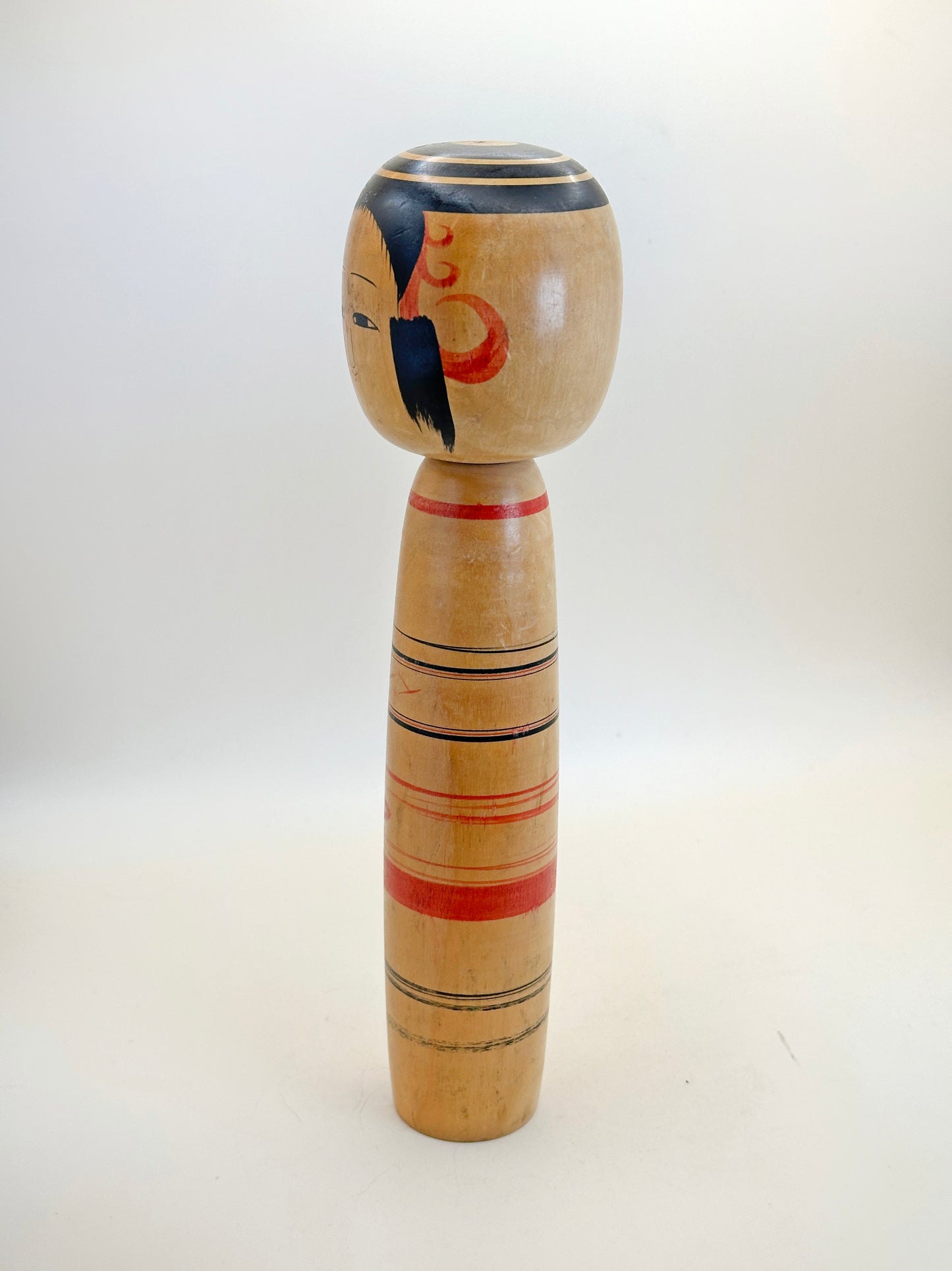K25084 - Traditional Tsuchiyu Kokeshi by Kazue Abe 阿部計英