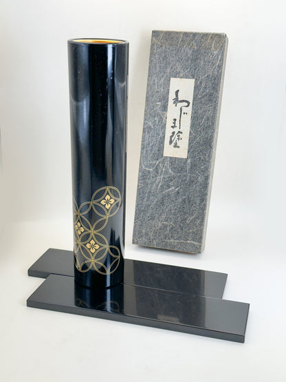 TB387 - Wajima-nuri Lacquer Vase 輪島塗
