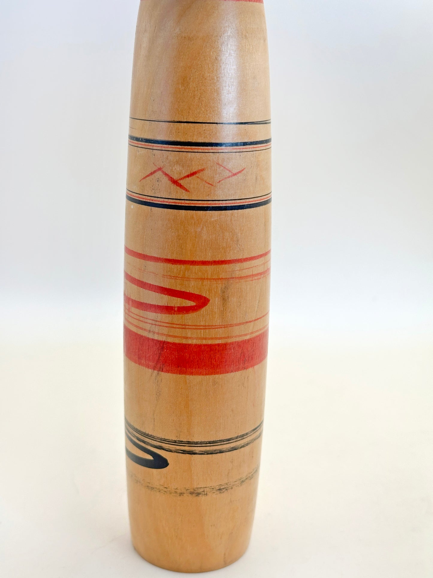 K25084 - Traditional Tsuchiyu Kokeshi by Kazue Abe 阿部計英