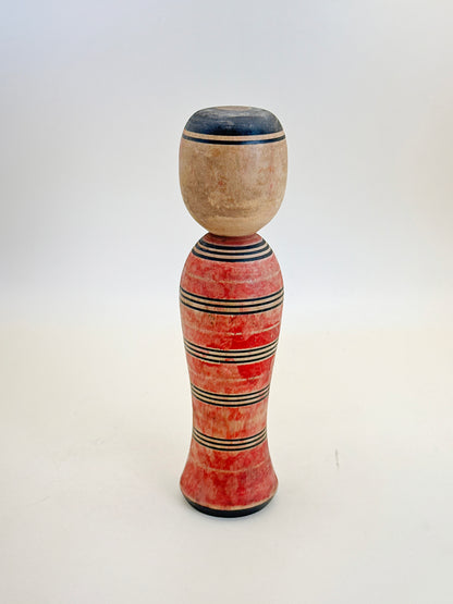 K15106 - Tsuchiyu-style kokeshi by Hiromichi Saito 斎藤弘道