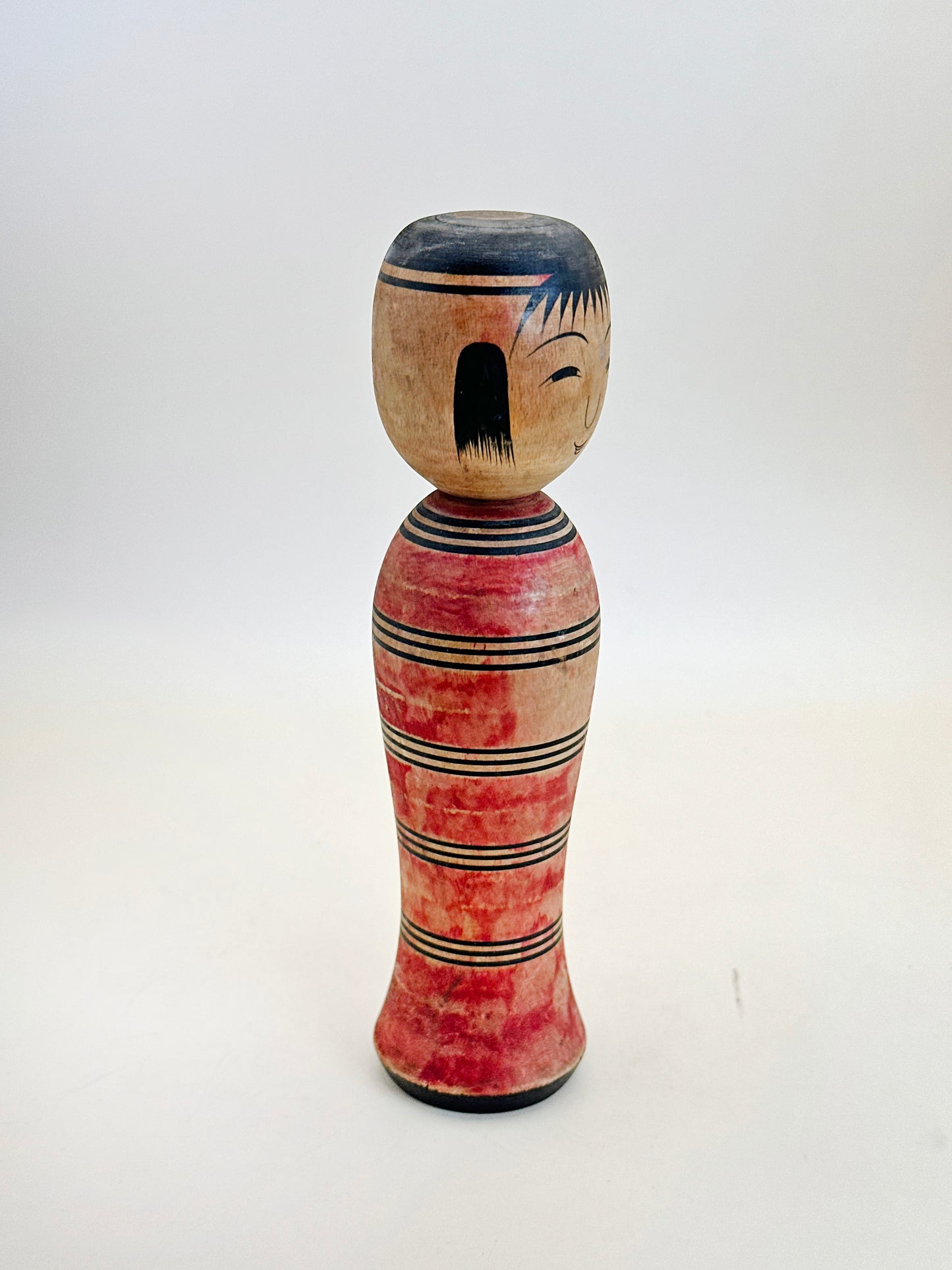 K15106 - Tsuchiyu-style kokeshi by Hiromichi Saito 斎藤弘道