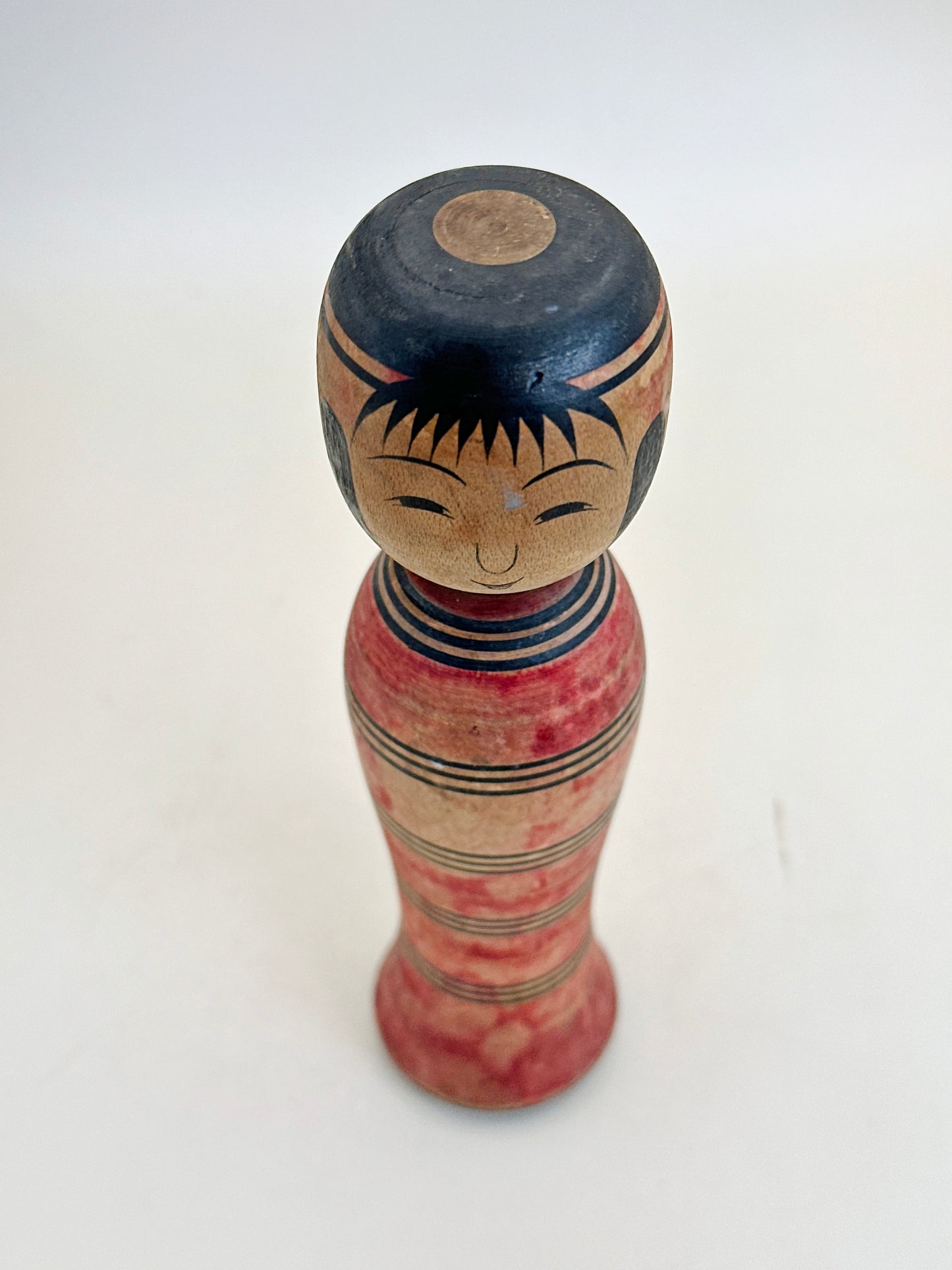 K15106 - Tsuchiyu-style kokeshi by Hiromichi Saito 斎藤弘道