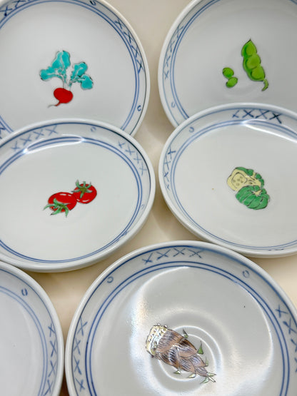 TB127 - Set of Arita Porcelain Plates 有田焼