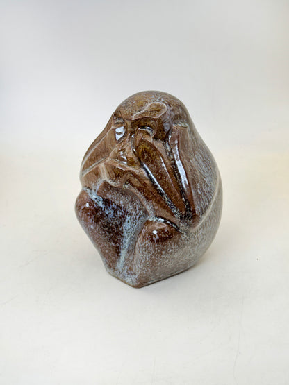 FT404 - Mizaru ceramic figure by Kohama Kiln 古浜窯