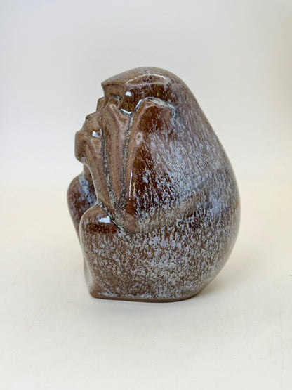 FT404 - Mizaru ceramic figure by Kohama Kiln 古浜窯