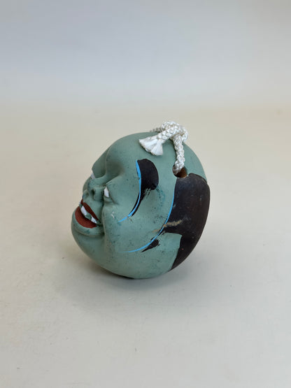 CB123 - Sado no Oni - Demon Dorei Clay Bell – 佐渡の鬼 土鈴