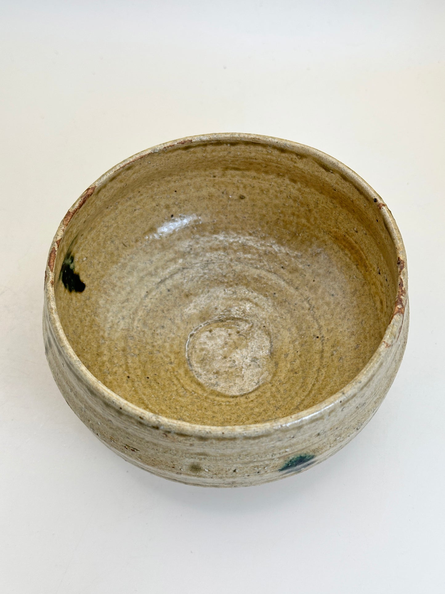 TB131 - Kiseto Chawan –  Seto-yaki Matcha Tea Bowl 黄瀬戸