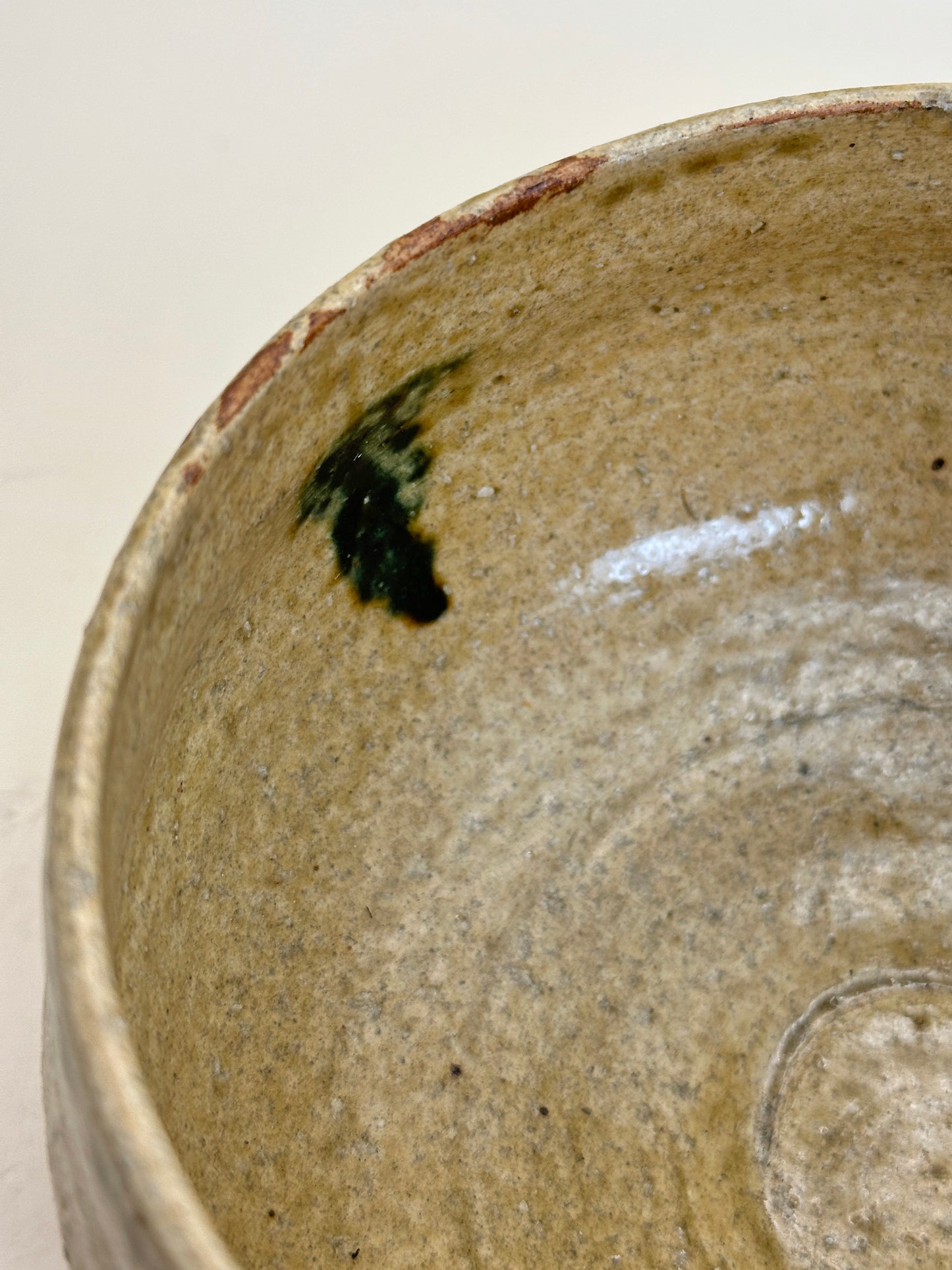 TB131 - Kiseto Chawan –  Seto-yaki Matcha Tea Bowl 黄瀬戸