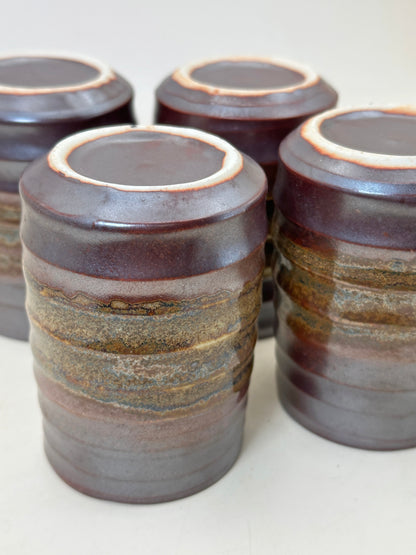TB246 - Vaso yunomi recto Shigaraki-yaki 信楽焼