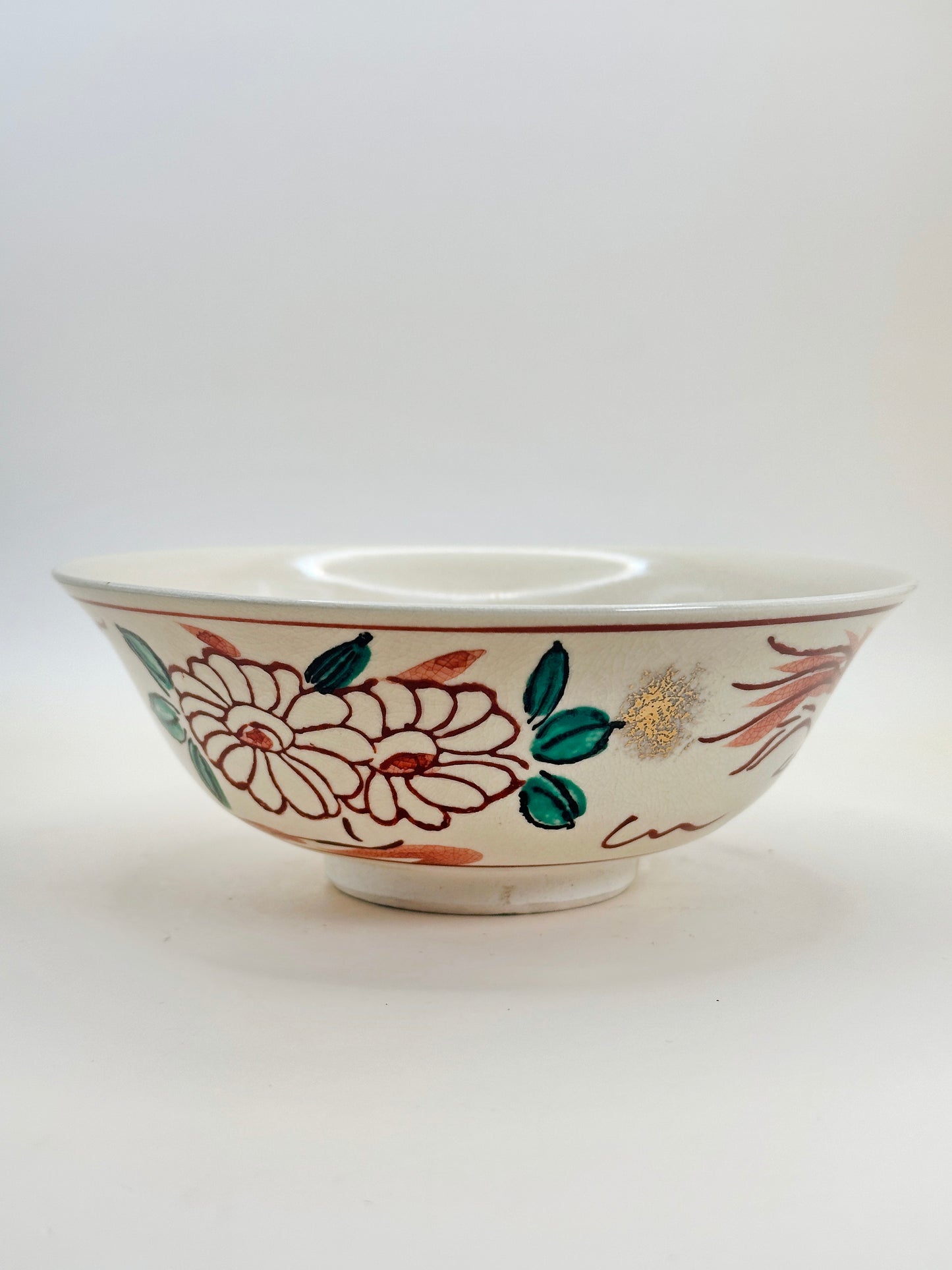 TC38 - Kyo-yaki Matcha Bowl by Ryūzan 隆山 京焼