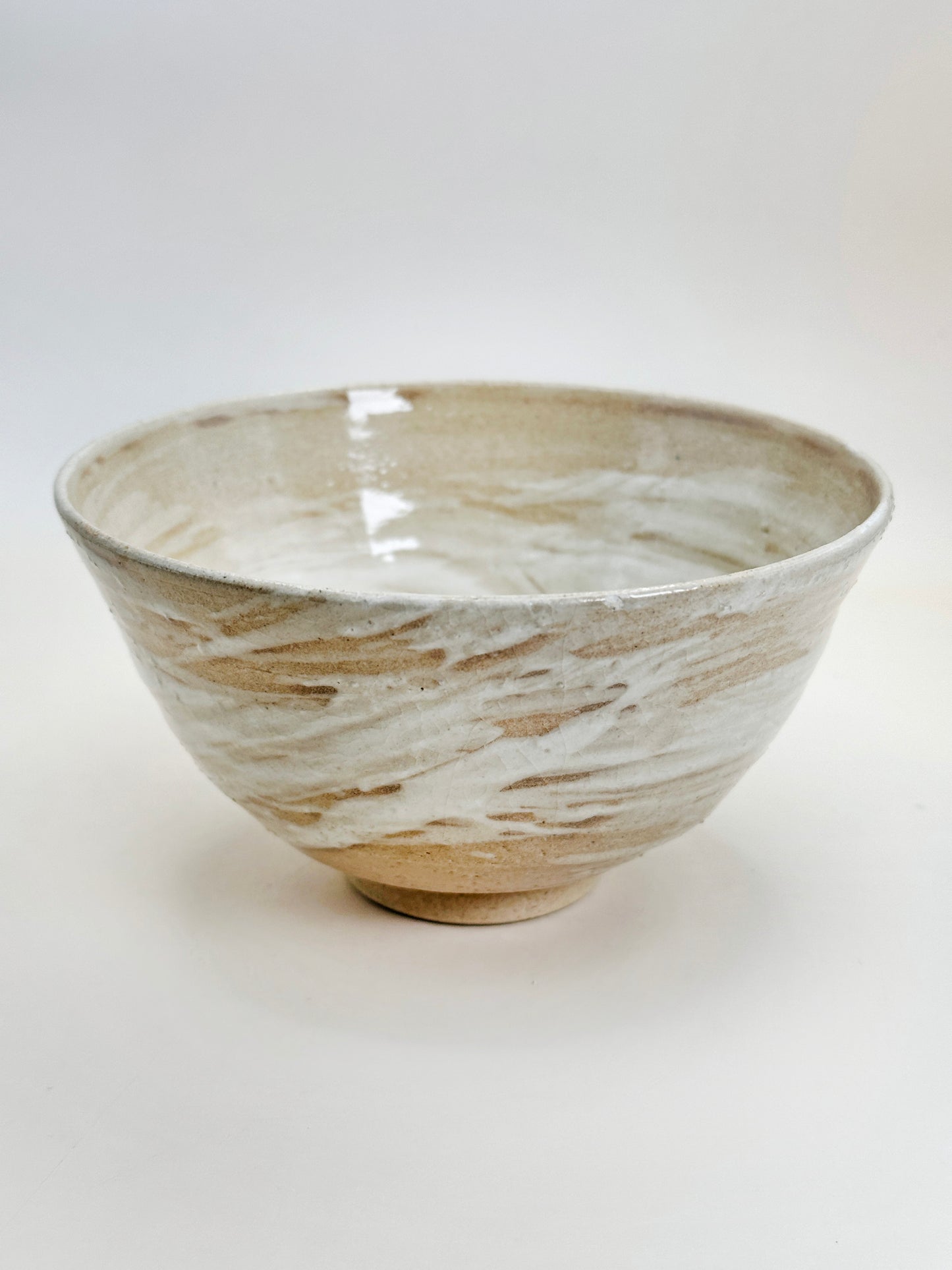 TC49 - Chawan Matcha Bowl of Hakeme style 刷毛目