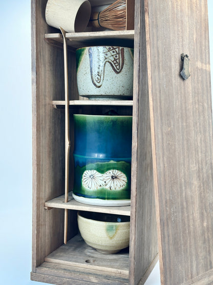 TC28 - Japanese Matcha Tea Ceremony Set – 茶箱 (Chabako) Complete Tea Utensil Set