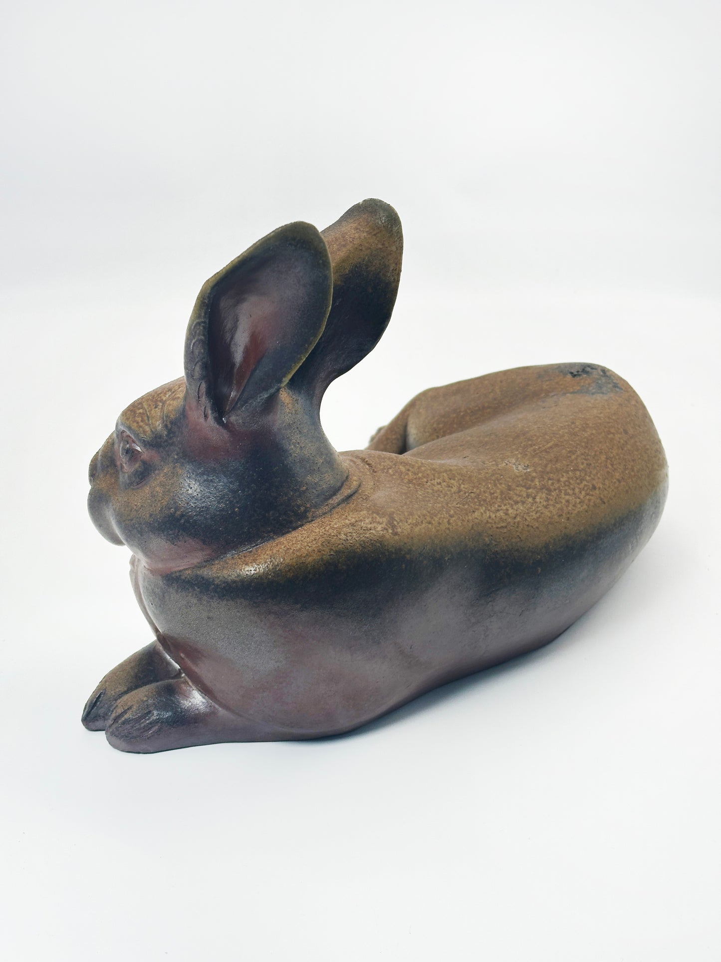 FT278 -  Bizen-yaki  Rabbit Figurine by Norimatsu Shunko 乗松俊行