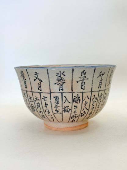 TC96 - Cuenco de Chawan Matcha de Koyomi-te 暦手