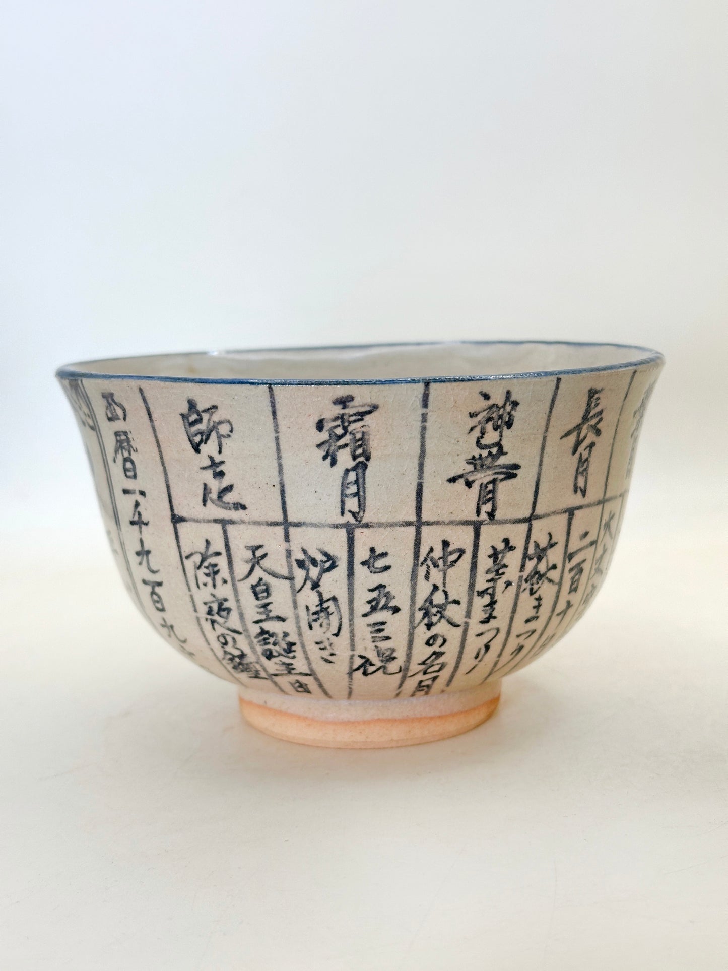 TC96 - Cuenco de Chawan Matcha de Koyomi-te 暦手