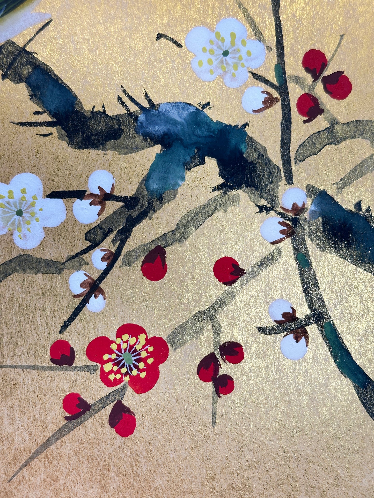 SHP208 - Set of Three Shikishi by 葛谷聖山 (Kuzuya Seizan)