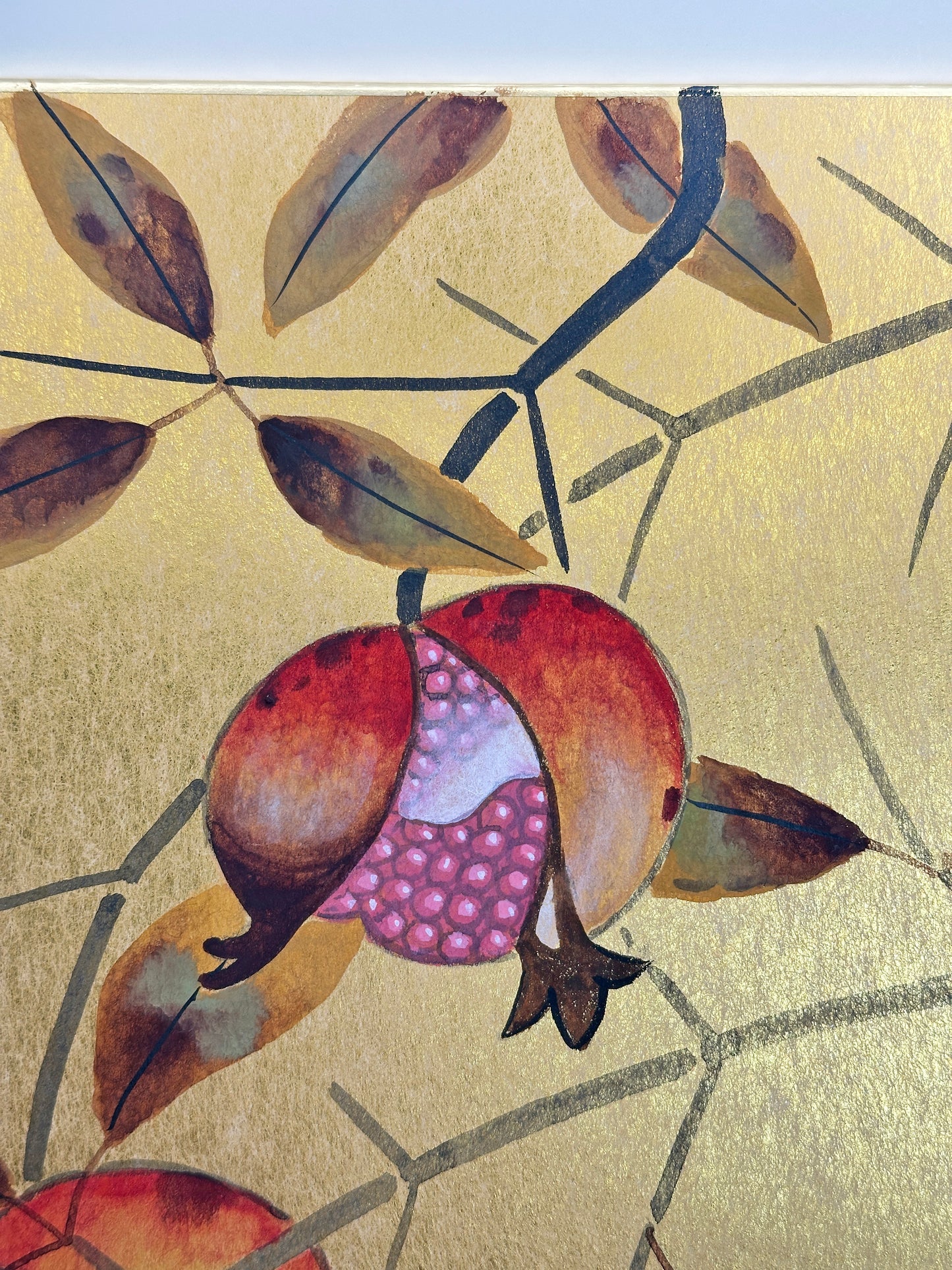 SHP208 - Set of Three Shikishi by 葛谷聖山 (Kuzuya Seizan)