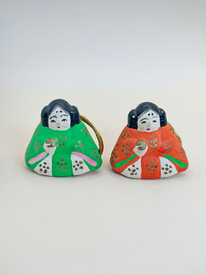 CB126 - Tsuyazaki Dorei Clay Bells – Hina Doll 津屋崎人形