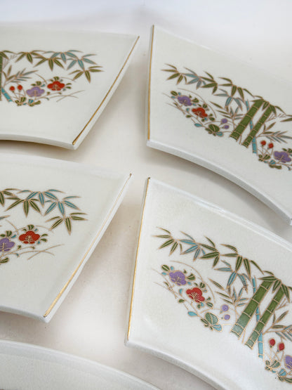 TB254 - Platos de gres de Kioto de Katō Zenshō 京焼